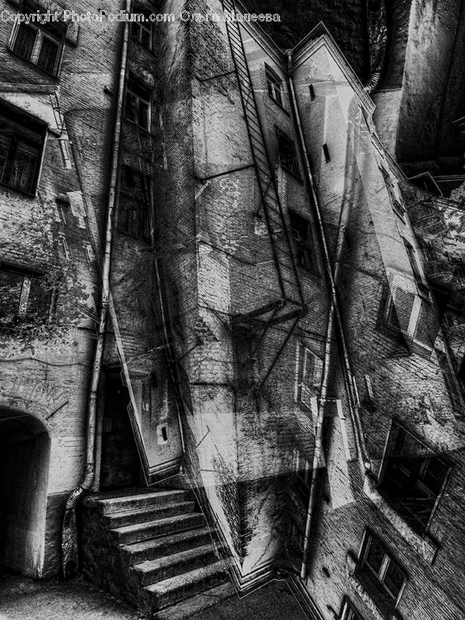 Brick, Alley, Alleyway, Road, Street, Town, Building
