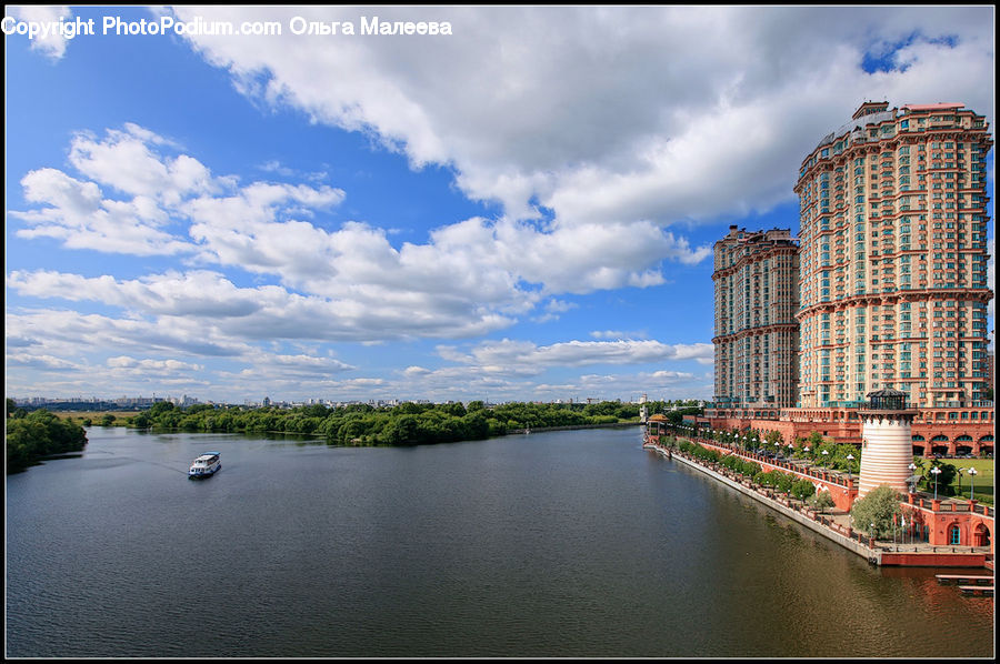 Boat, Watercraft, Building, Housing, Outdoors, River, Water