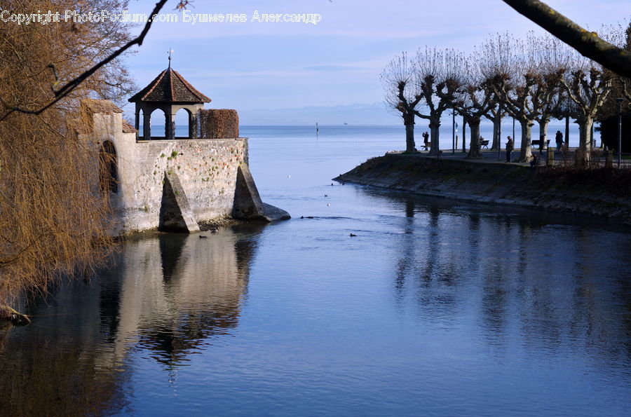 Castle, Ditch, Fort, Moat, Architecture, Bell Tower, Clock Tower