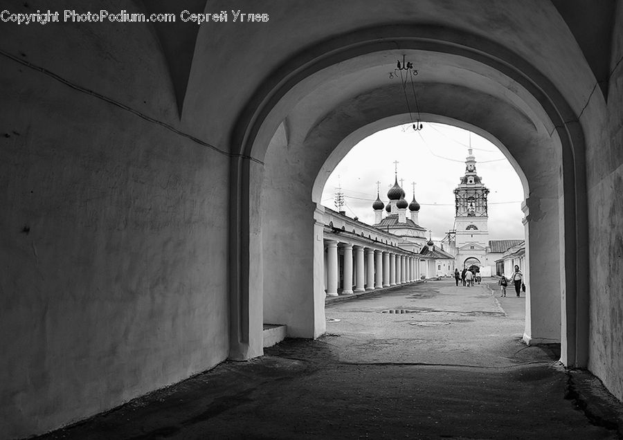 Alley, Alleyway, Road, Street, Town, Arch, Architecture
