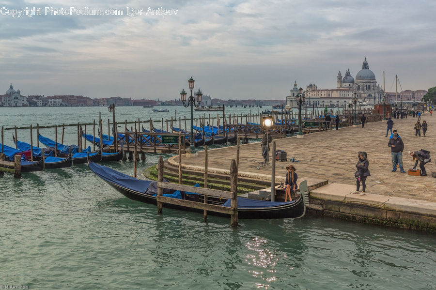 Boat, Gondola, Dock, Landing, Pier, Watercraft, Architecture