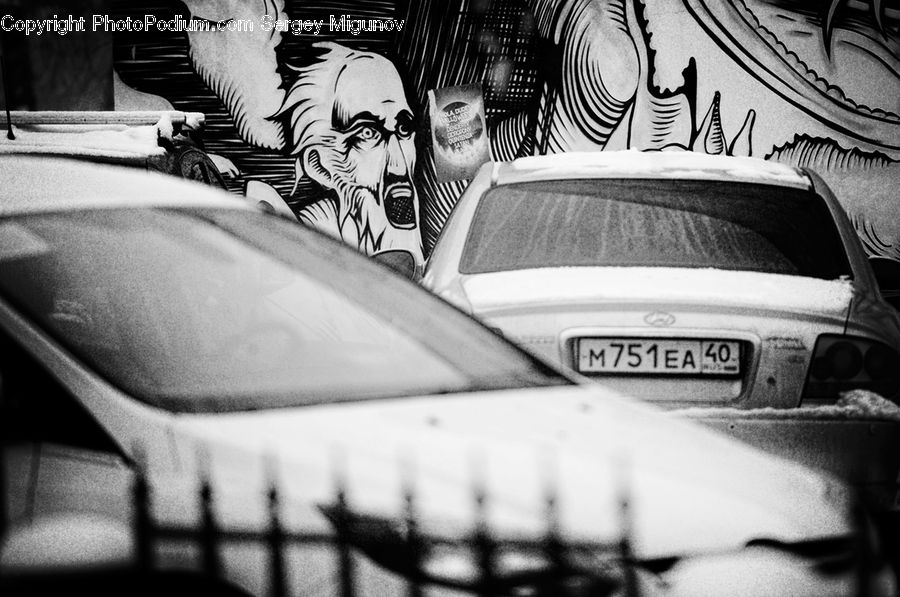 People, Person, Human, Automobile, Car, Vehicle, Art
