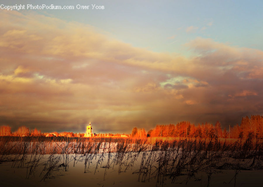 Dawn, Dusk, Sky, Sunrise, Sunset, Red Sky, Outdoors