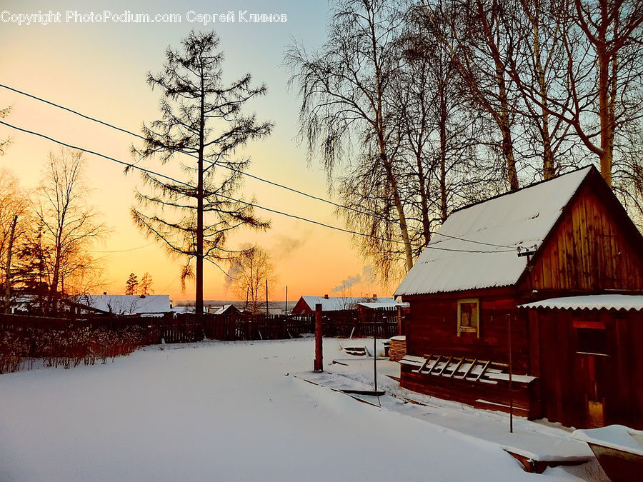Arctic, Snow, Winter, Ice, Outdoors, Downtown, Neighborhood