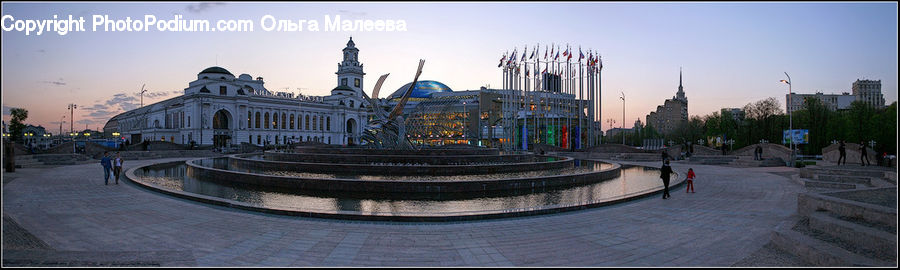 Architecture, Downtown, Plaza, Town Square, Cathedral, Church, Worship
