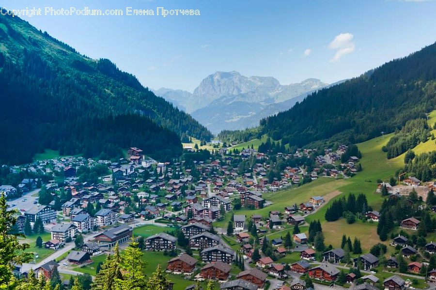 Countryside, Outdoors, Aerial View, Mountain, Valley, Campus, Field