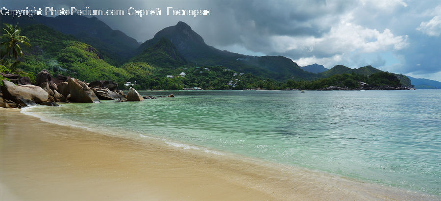 Beach, Coast, Outdoors, Sea, Water, Promontory, Island