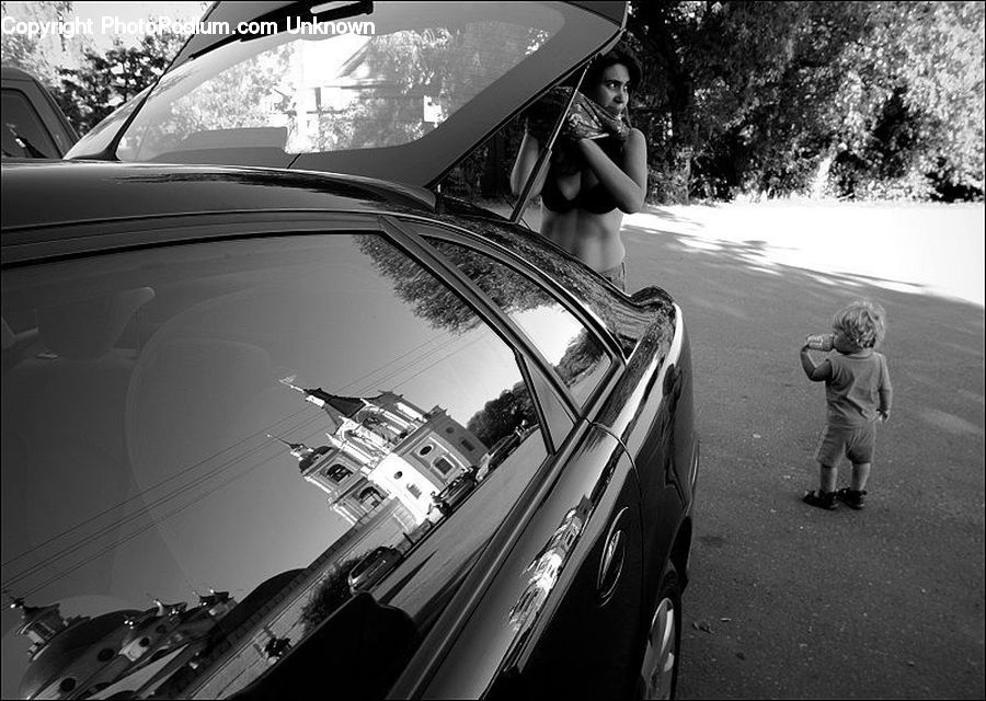 People, Person, Human, Car, Vehicle, Windshield, Baby