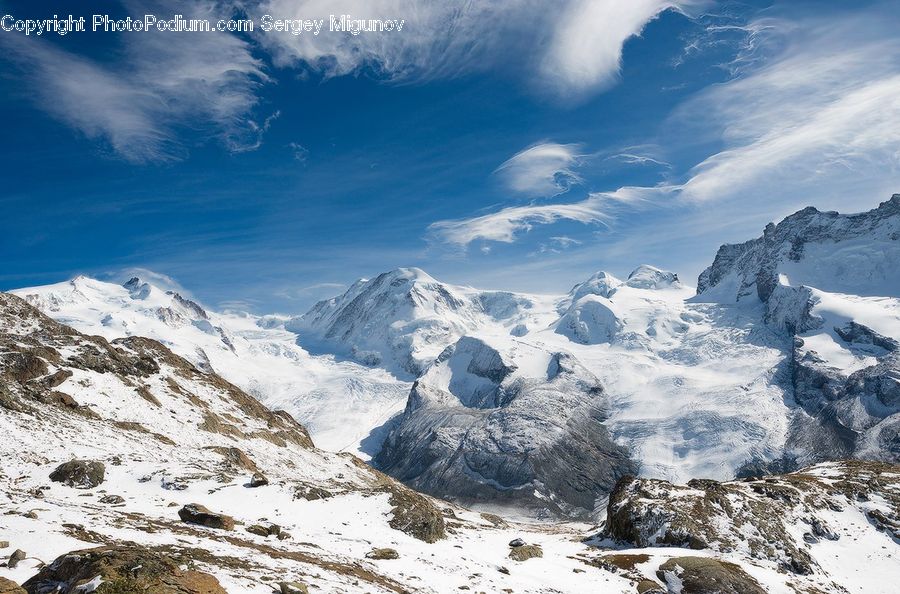 Arctic, Glacier, Ice, Mountain, Outdoors, Snow, Alps