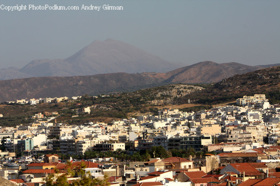 Downtown, Neighborhood, Town, Building, Aerial View, City, Metropolis