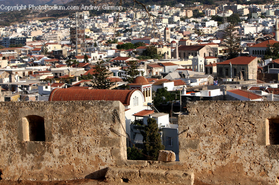 Downtown, Slum, Building, Town, Neighborhood, Castle, Fort