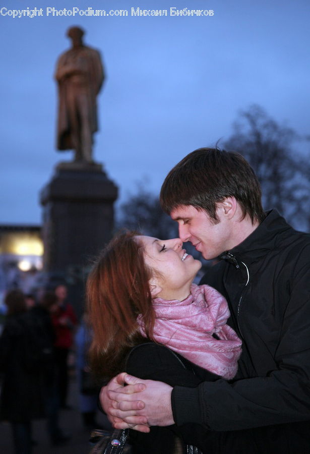 People, Person, Human, Make Out, Art, Sculpture, Statue