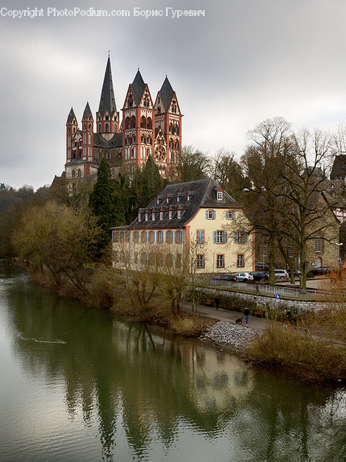 Architecture, Castle, Fort, Ditch, Moat, Building, House