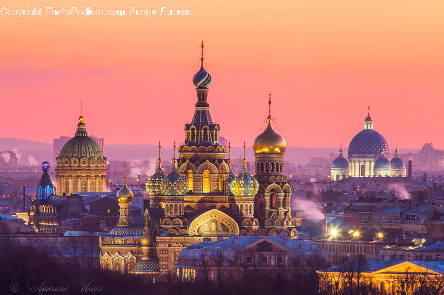 Architecture, Dome, Mosque, Worship, City, Downtown, Cathedral