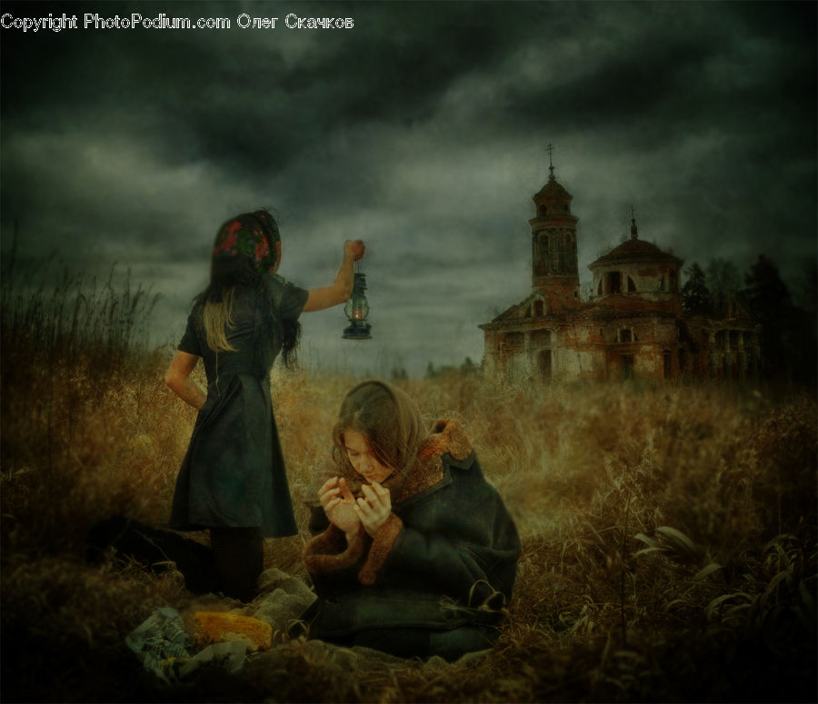 Human, People, Person, Outdoors, Storm, Weather, Blanket