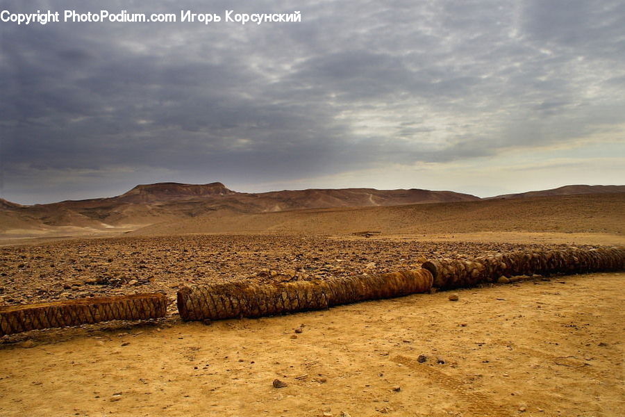 Desert, Outdoors, Soil, Dirt Road, Gravel, Road, Field