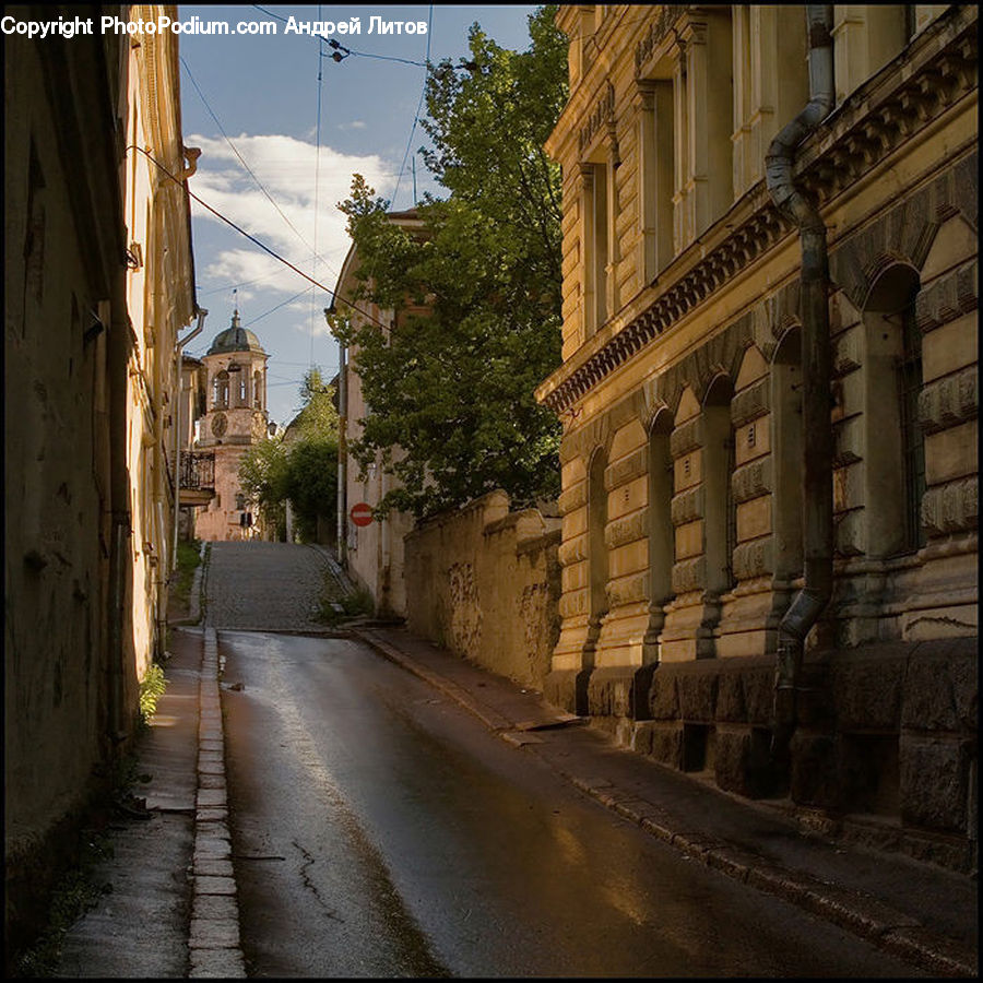 Alley, Alleyway, Road, Street, Town, Building, Housing