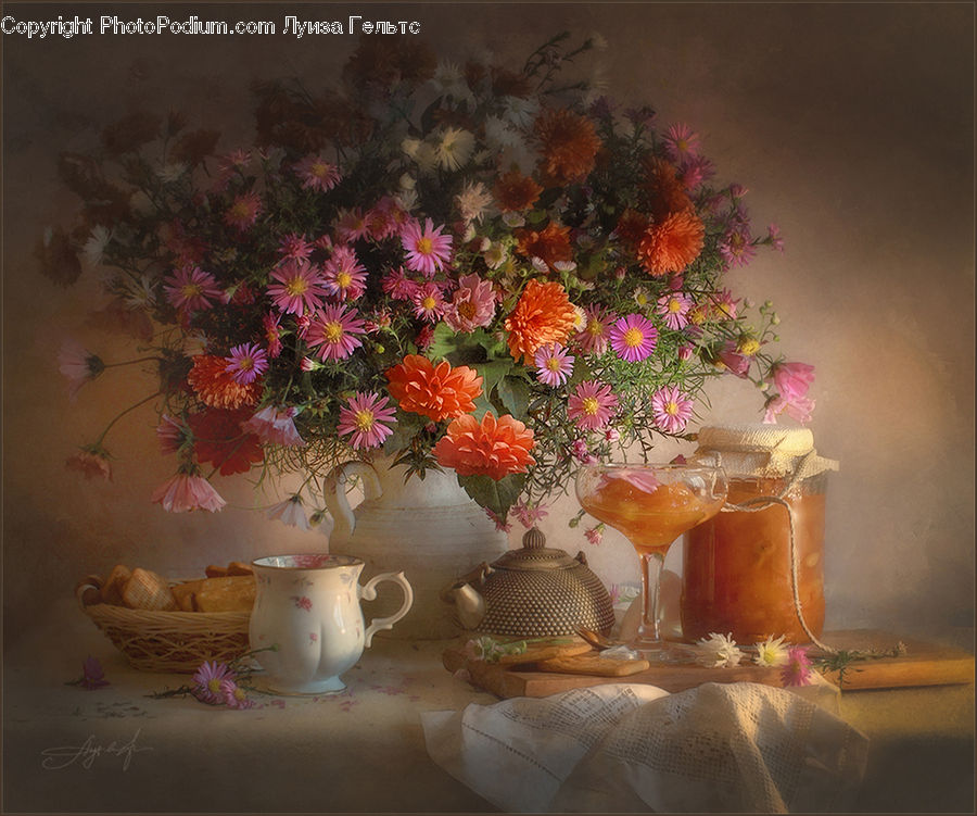 Floral Design, Flower, Flower Arrangement, Flower Bouquet, Ikebana, Pot, Pottery