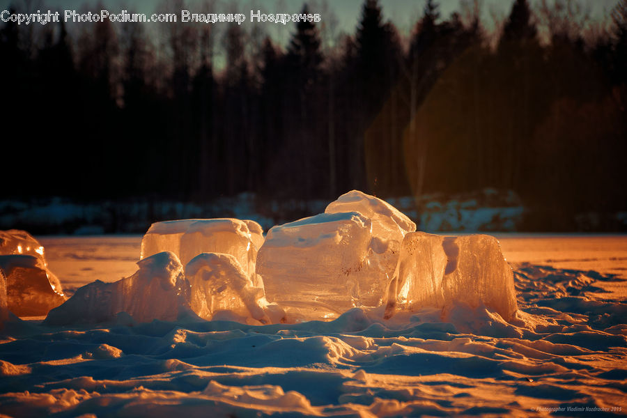 Arctic, Snow, Winter, Ice, Iceberg, Outdoors, Mountain