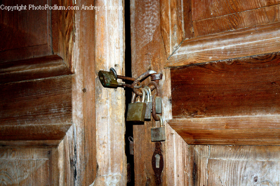 Lock, Wood, Hardwood, Furniture