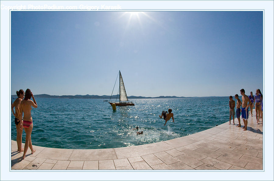 People, Person, Human, Boat, Dinghy, Sailboat, Vessel