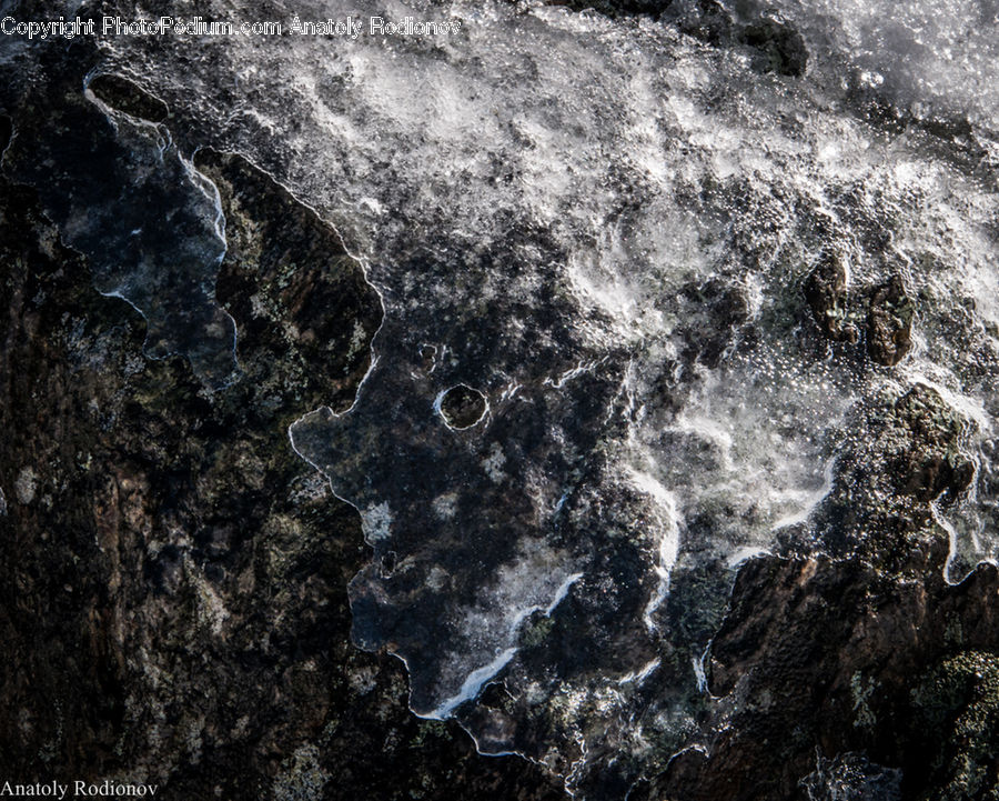 Asphalt, Tarmac, Rock, Outdoors, Sea, Sea Waves, Water