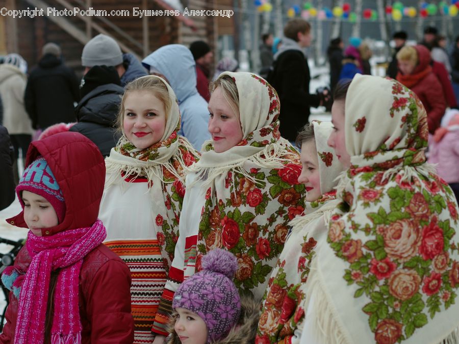 People, Person, Human, Floral Design, Costume, Luggage, Suitcase