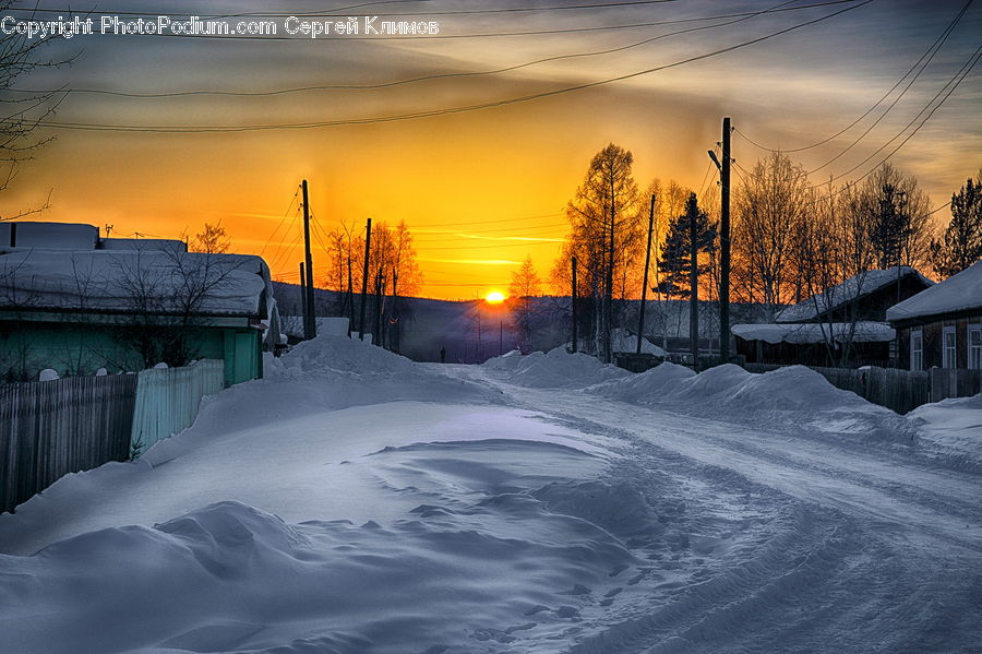 Ice, Outdoors, Snow, Blizzard, Weather, Winter, Landscape