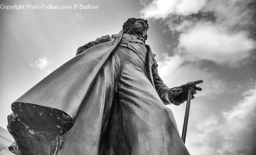 Art, Sculpture, Statue, Cloak