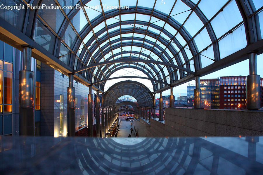 Pavement, Freeway, Overpass, Corridor, Deck, Porch, Architecture