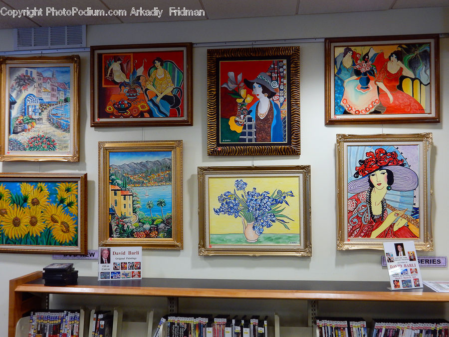 Art, Shelf, Painting, Flyer, Poster, Book, Bookcase