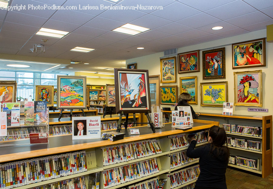 People, Person, Human, Indoors, Library, Room, Electronics