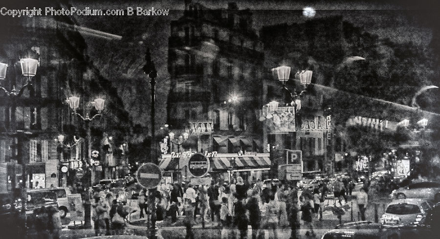 Water, Crowd, Asphalt, Tarmac, Bar Counter, Pub, City