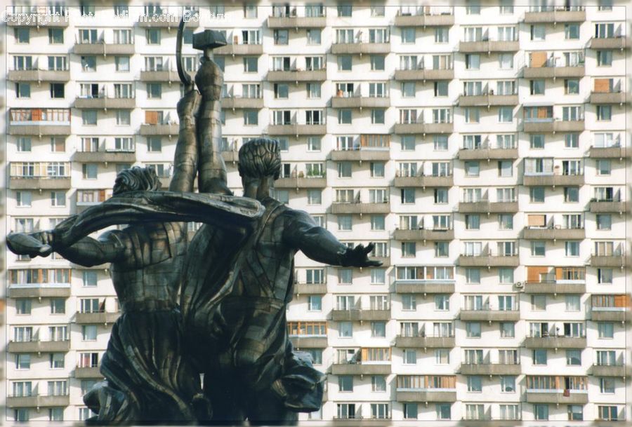Art, Sculpture, Statue, Gargoyle, Building, Housing, Fountain