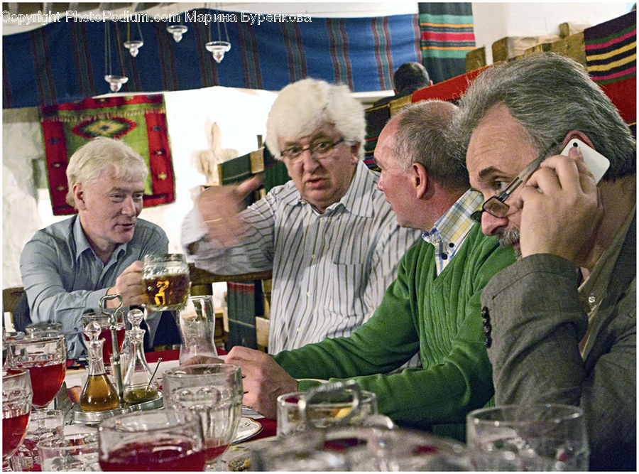 People, Person, Human, Senior Citizen, Glass, Cup, Goblet