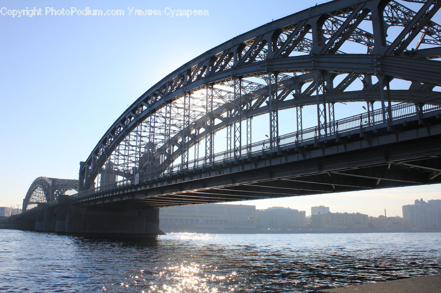 Arch, Arch Bridge, Bridge, City, Downtown, Building, Metropolis