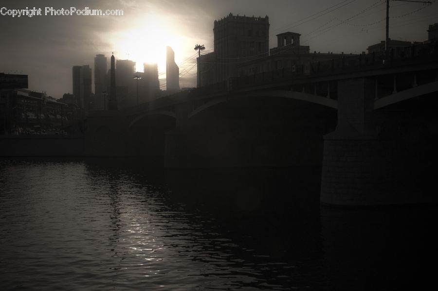 Architecture, Castle, Fort, Outdoors, River, Water, Bridge
