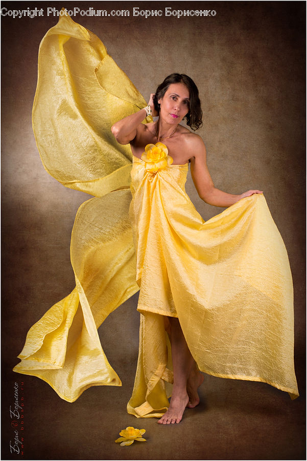 People, Person, Human, Costume, Female, Evening Dress, Gown