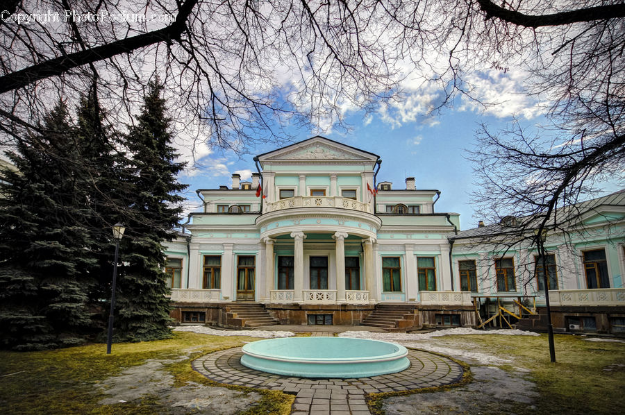 Building, Housing, Villa, Architecture, Mansion, House, Downtown