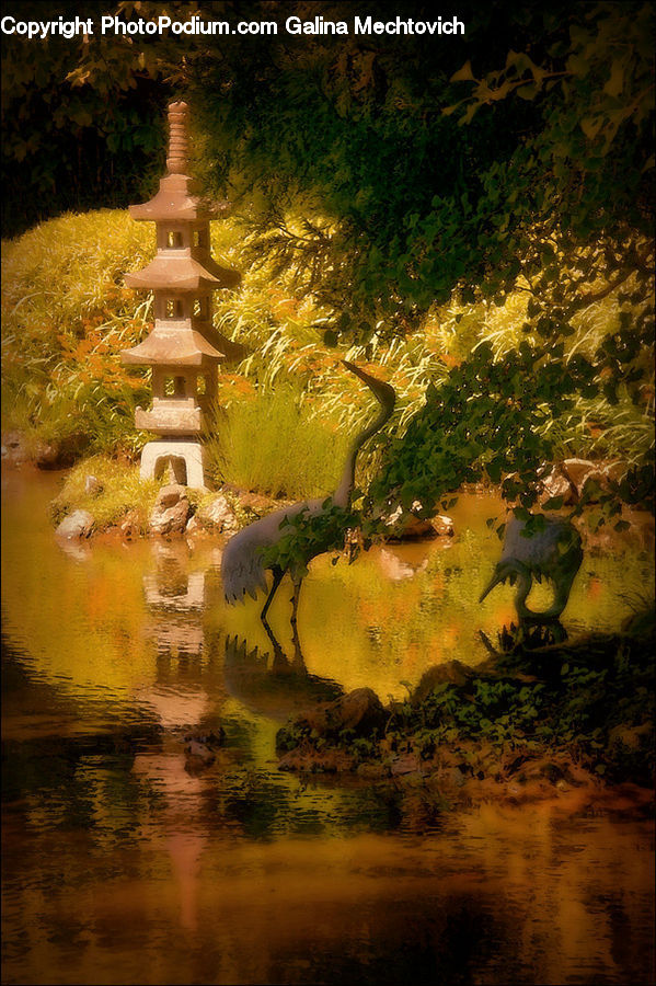 Architecture, Pagoda, Shrine, Temple, Worship, Art, Dirt Road