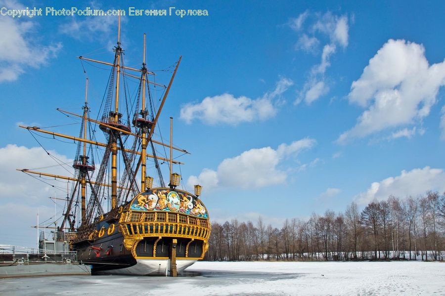 Ship, Vessel, Cable Car, Trolley, Vehicle, Boat, Dinghy