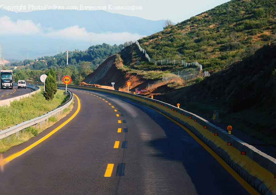 Freeway, Road, Highway, Asphalt, Tarmac, Aerial View, Intersection