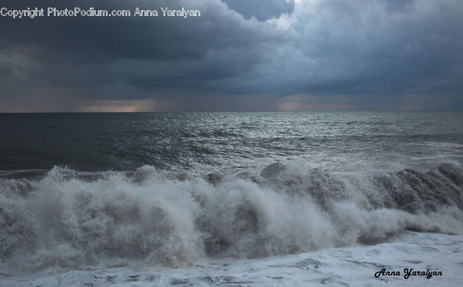 Outdoors, Sea, Sea Waves, Water, Beach, Coast, Ocean