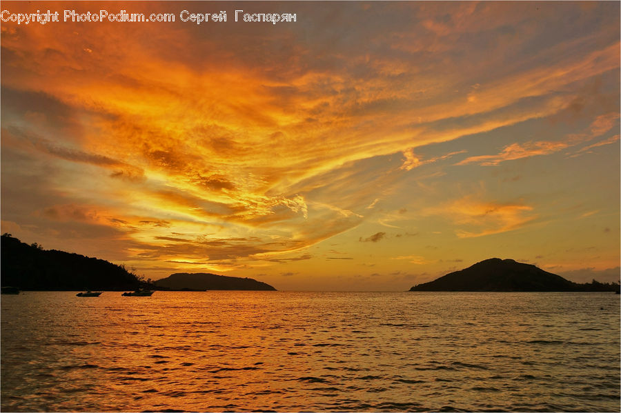 Dusk, Outdoors, Sky, Sunlight, Sunrise, Sunset, Beach