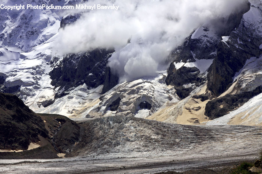 Arctic, Glacier, Ice, Mountain, Outdoors, Snow, Alps