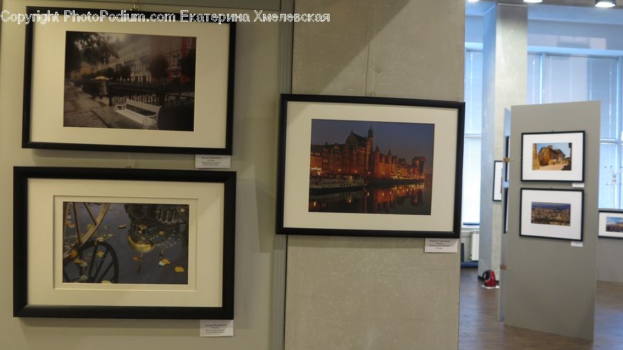 Art, Art Gallery, Painting, Electronics, LCD Screen, Monitor, Screen