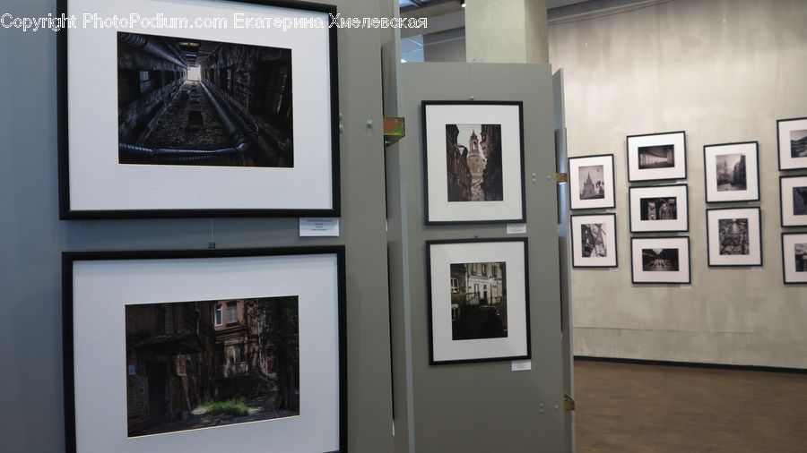 Art, Art Gallery, Collage, Poster, Tunnel, Corridor, Flyer