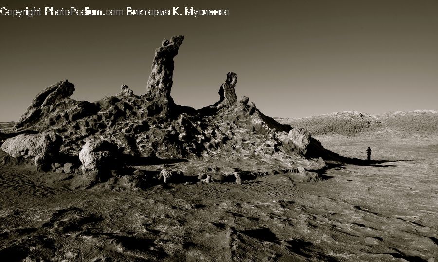 Rock, Rubble, Tree Stump, Mountain, Outdoors, Art, Sculpture
