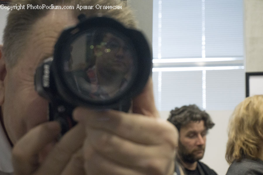 People, Person, Human, Beard, Hair, Binoculars, Portrait