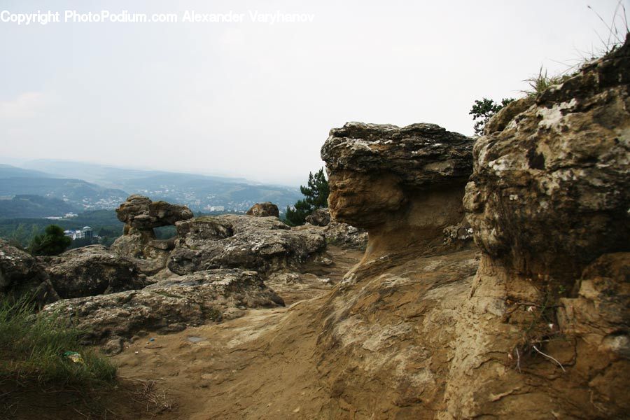 Cliff, Outdoors, Landslide, Soil, Rock, Crest, Mountain